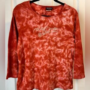 Women’s Harley Davidson 3/4 sleeve top size Large